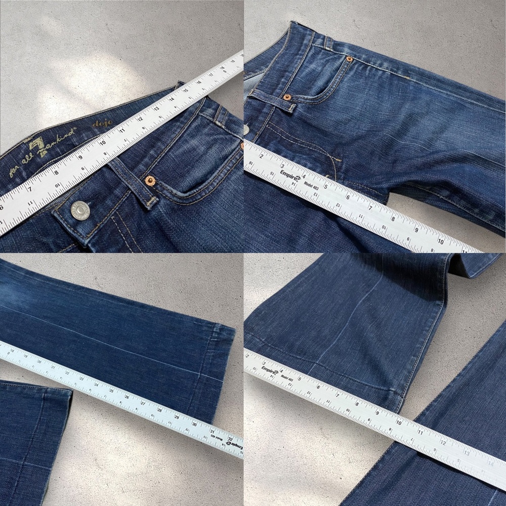 7 For All Mankind Blue Boot Cut Jeans - Picture 6 of 6